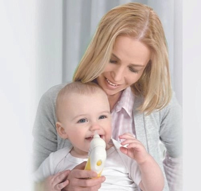 картинка Аспиратор назальный медицинский WC-150 для очищения носа у младенцев и детей от интернет-магазина Ортимед